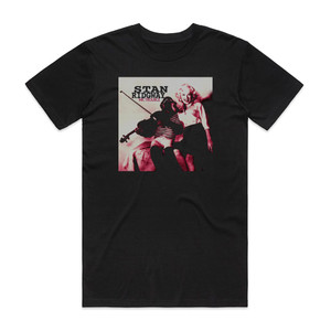 Stan Ridgway Mr Trouble Album Cover T-Shirt Black Stan Ridgway Mr Trouble Album Cover T-Shirt Black