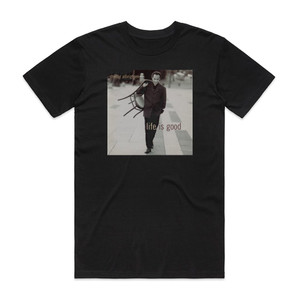 Steinar Albrigtsen Life Is Good Album Cover T-Shirt Black Steinar Albrigtsen Life Is Good Album Cover T-Shirt Black