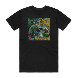 Savoy Brown Looking In Album Cover T-Shirt Black Savoy Brown Looking In Album Cover T-Shirt Black