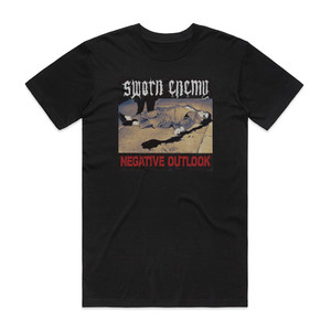 Sworn Enemy Negative Outlook Album Cover T-Shirt Black