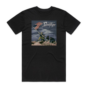 Savatage Fight For The Rock Album Cover T-Shirt Black Savatage Fight For The Rock Album Cover T-Shirt Black