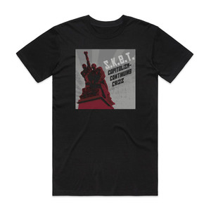 SKET Capitalism Continuing Crisis Album Cover T-Shirt Black SKET Capitalism Continuing Crisis Album Cover T-Shirt Black