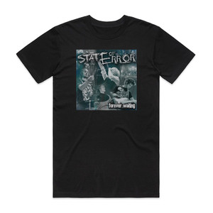 State Of Error Forever Waiting Album Cover T-Shirt Black State Of Error Forever Waiting Album Cover T-Shirt Black