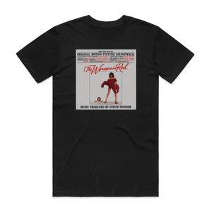 Stevie Wonder The Woman In Red Album Cover T-Shirt Black