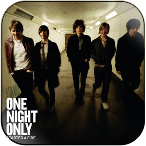One Night Only Started A Fire Album Cover Sticker One Night Only Started A Fire Album Cover Sticker