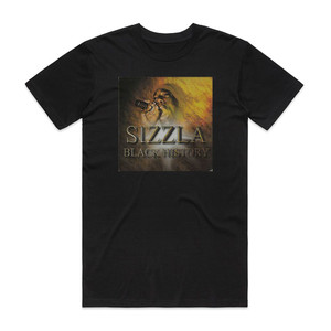 Sizzla Black History Album Cover T-Shirt Black