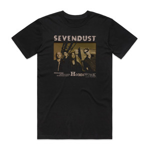 Sevendust Homework Rare Tracks Album Cover T-Shirt Black