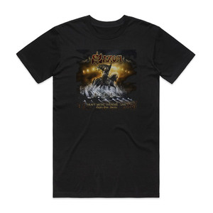 Saxon Heavy Metal Thunderlive Eagles Over Wacken Album Cover T-Shirt Black Saxon Heavy Metal Thunderlive Eagles Over Wacken Album Cover T-Shirt Black