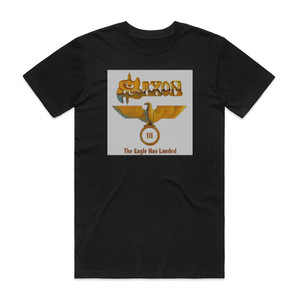 Saxon The Eagle Has Landed Iii Album Cover T-Shirt Black