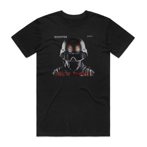 Scooter Army Of Hardcore Album Cover T-Shirt Black Scooter Army Of Hardcore Album Cover T-Shirt Black