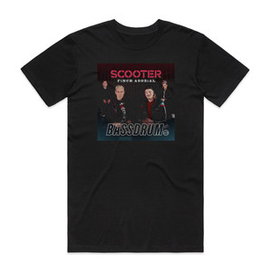 Scooter Bassdrum Album Cover T-Shirt Black Scooter Bassdrum Album Cover T-Shirt Black