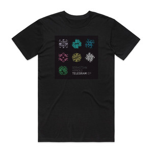 Sebastian Arnold Telegram Ep Album Cover T-Shirt Black Sebastian Arnold Telegram Ep Album Cover T-Shirt Black