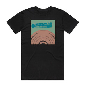 Stereolab Household Names Album Cover T-Shirt Black Stereolab Household Names Album Cover T-Shirt Black