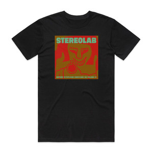 Stereolab Refried Ectoplasm Switched On Volume 2 2 Album Cover T-Shirt Black Stereolab Refried Ectoplasm Switched On Volume 2 2 Album Cover T-Shirt Black