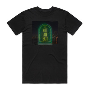 sleepmakeswaves Not An Exit Album Cover T-Shirt Black sleepmakeswaves Not An Exit Album Cover T-Shirt Black