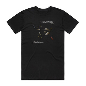 Steve Miller Band Abracadabra Album Cover T-Shirt Black Steve Miller Band Abracadabra Album Cover T-Shirt Black