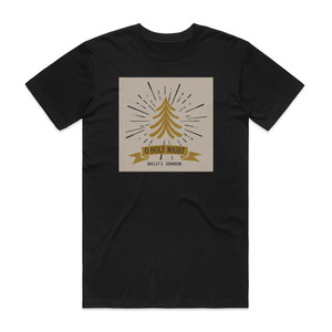 Shelly E Johnson O Holy Night Album Cover T-Shirt Black Shelly E Johnson O Holy Night Album Cover T-Shirt Black