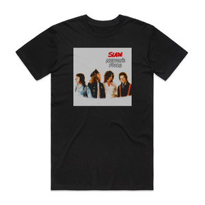 Slade Nobodys Fools Album Cover T-Shirt Black Slade Nobodys Fools Album Cover T-Shirt Black