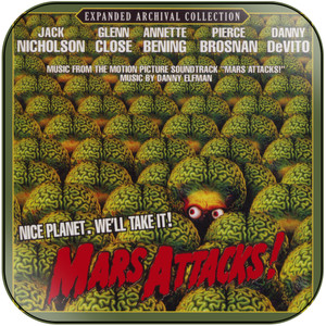 Danny Elfman Mars Attacks Album Cover Sticker Danny Elfman Mars Attacks Album Cover Sticker