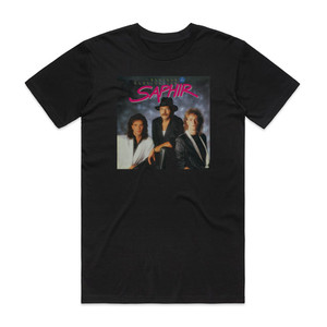 Saphir Perfect Combination Album Cover T-Shirt Black Saphir Perfect Combination Album Cover T-Shirt Black