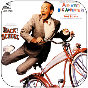 Danny Elfman Pee Wees Big Adventure Back To School Album Cover Sticker Danny Elfman Pee Wees Big Adventure Back To School Album Cover Sticker