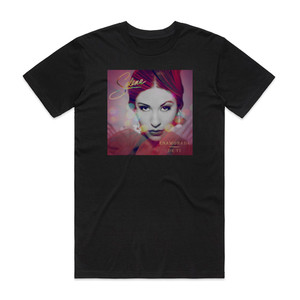 Selena Enamorada De Ti Album Cover T-Shirt Black Selena Enamorada De Ti Album Cover T-Shirt Black