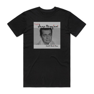Serge Reggiani Chante Boris Vian Album Cover T-Shirt Black Serge Reggiani Chante Boris Vian Album Cover T-Shirt Black