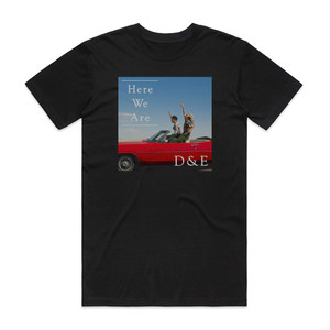 Super Junior-DandE Here We Are Album Cover T-Shirt Black Super Junior-DandE Here We Are Album Cover T-Shirt Black