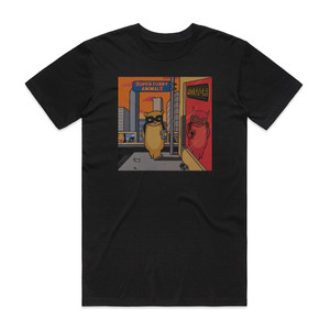 Super Furry Animals Radiator 1 Album Cover T-Shirt Black Super Furry Animals Radiator 1 Album Cover T-Shirt Black