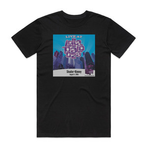 Sleater-Kinney Live At Lollapalooza 2006 Album Cover T-Shirt Black Sleater-Kinney Live At Lollapalooza 2006 Album Cover T-Shirt Black