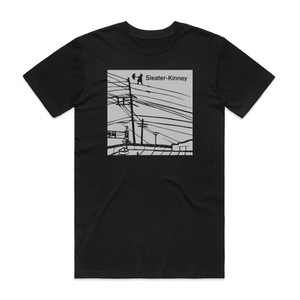 Sleater-Kinney Get Up Album Cover T-Shirt Black