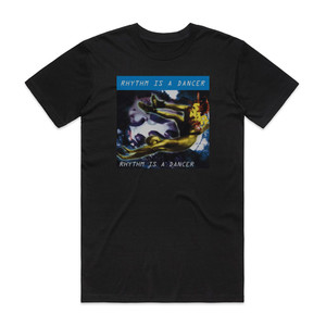 Snap Rhythm Is A Dancer Album Cover T-Shirt Black Snap Rhythm Is A Dancer Album Cover T-Shirt Black