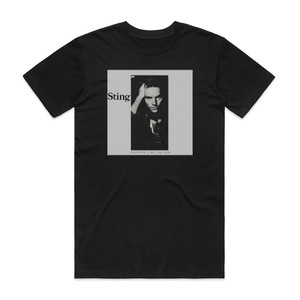 Sting Nothing Like The Sun Album Cover T-Shirt Black Sting Nothing Like The Sun Album Cover T-Shirt Black