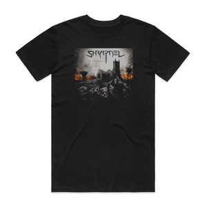 Shrapnel No Saviours Album Cover T-Shirt Black Shrapnel No Saviours Album Cover T-Shirt Black