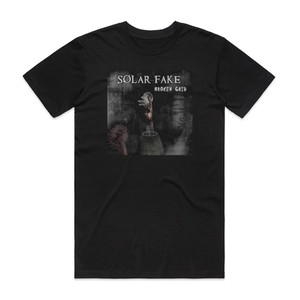 Solar Fake Broken Grid Album Cover T-Shirt Black Solar Fake Broken Grid Album Cover T-Shirt Black