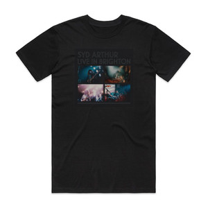 Syd Arthur Live In Brighton Album Cover T-Shirt Black Syd Arthur Live In Brighton Album Cover T-Shirt Black