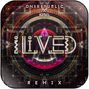 OneRepublic I Lived Arty Remix Album Cover Sticker OneRepublic I Lived Arty Remix Album Cover Sticker