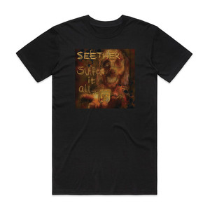 Seether Suffer It All Album Cover T-Shirt Black Seether Suffer It All Album Cover T-Shirt Black