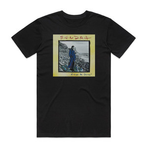 Sandra Close To Seven Album Cover T-Shirt Black