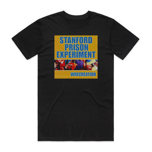 Stanford Prison Experiment Wrecreation Album Cover T-Shirt Black