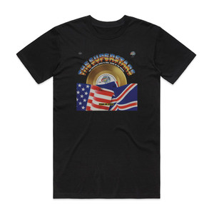 Stars on 45 The Superstars The Greatest Rock N Roll Band In The World Album Cover T-Shirt Black