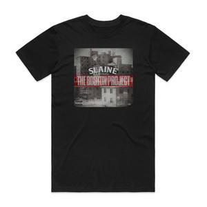 Slaine The Boston Project Album Cover T-Shirt Black Slaine The Boston Project Album Cover T-Shirt Black