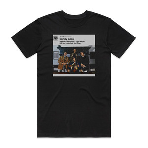 Sandy Coast And Their Name Is Sandy Coast Album Cover T-Shirt Black