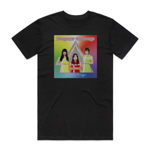 Shonen Knife Super Group 1 Album Cover T-Shirt Black Shonen Knife Super Group 1 Album Cover T-Shirt Black