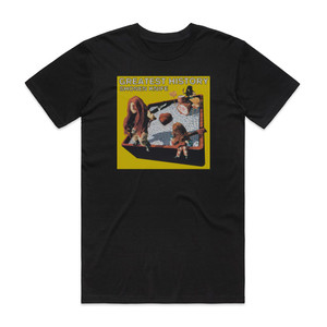 Shonen Knife Greatest History Album Cover T-Shirt Black Shonen Knife Greatest History Album Cover T-Shirt Black