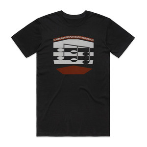 Split Enz Corroboree Album Cover T-Shirt Black Split Enz Corroboree Album Cover T-Shirt Black