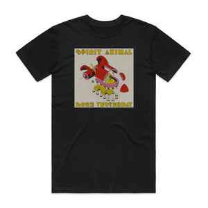 Spirit Animal Born Yesterday Album Cover T-Shirt Black Spirit Animal Born Yesterday Album Cover T-Shirt Black