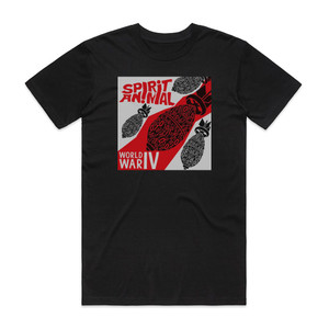 Spirit Animal World War Iv Album Cover T-Shirt Black Spirit Animal World War Iv Album Cover T-Shirt Black