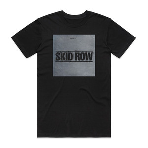 Skid Row 40 Seasons The Best Of Skid Row 1 Album Cover T-Shirt Black Skid Row 40 Seasons The Best Of Skid Row 1 Album Cover T-Shirt Black