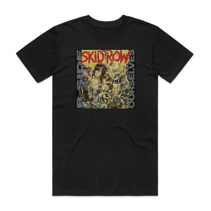 Skid Row B Side Ourselves 1 Album Cover T-Shirt Black Skid Row B Side Ourselves 1 Album Cover T-Shirt Black